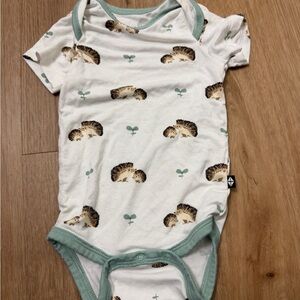 Kyte Baby Hedgehog Print Bodysuit